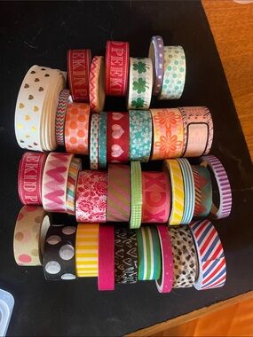 35 Rolls of Assorted Decorative Washi Tape Bundle - Multicolor